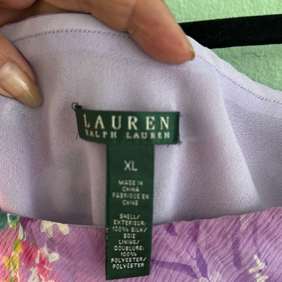 Short, Ralph Lauren dress or skirt. Lightly worn. Size XL. Short flowy hem - Picture 3 of 5